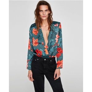 Zara Floral Bodysuit
